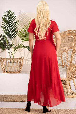 Plus size dress model 183278